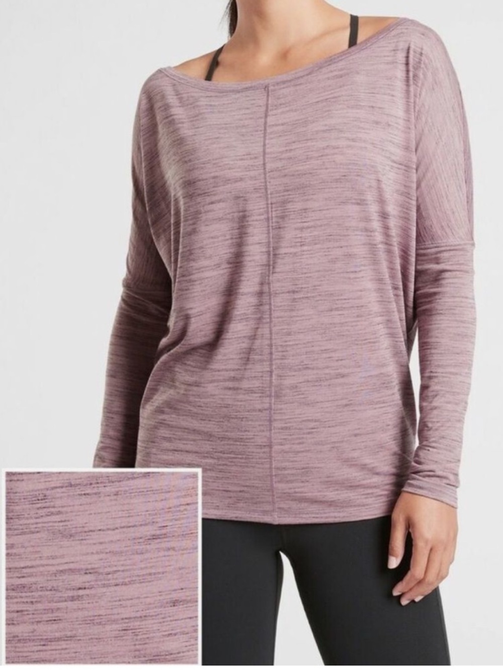 Athleta Flow Top Essence
Spacedye Pink